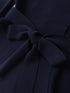 V-Neck Shoulder Pad Knit Blazer for Women