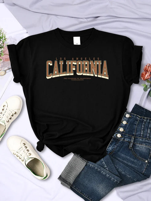 Women's Summer Breathable Graphic T-Shirt