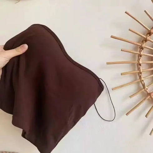 Women's Cotton Sleeveless Crop Top with Removable Pads