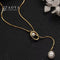 Adjustable Baroque Pearl Pendant Necklace