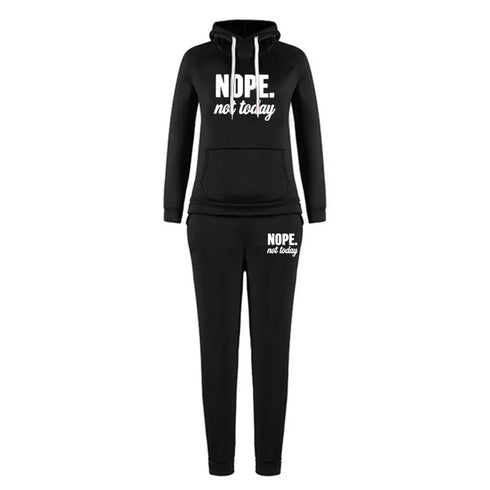 Women's Casual Hooded Sportswear Set