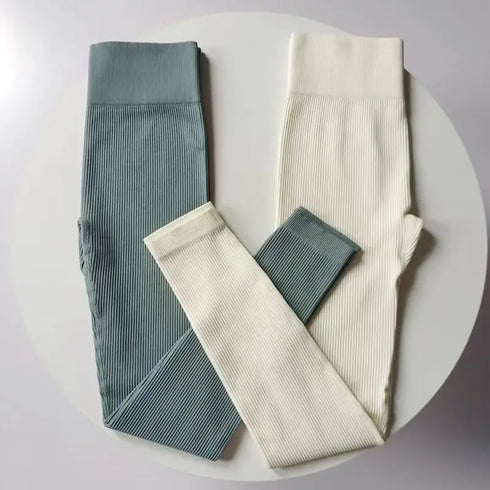 STOUREG Seamless High Waisted Yoga Pants