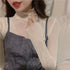 Chic See-Through Long Sleeve T-Shirt in Pink & Green