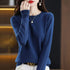 Women's O-Neck Casual Knit Pullover Sweater