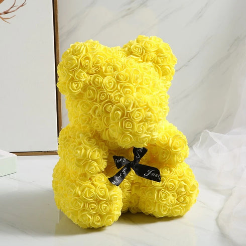 Artificial Rose Teddy Bear Home Decor Gift