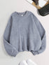 Women's Loose Fleece Pullover Sweatshirt