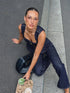 Women’s Vintage Denim Top and Pant Set