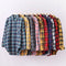 Plaid Flannel Shirt for Women - Casual Long Sleeve Top