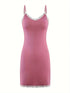 Women's Lace Trim Sleeveless Nightgown