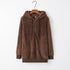 Women's Hooded Long-Sleeved Sweater Coat