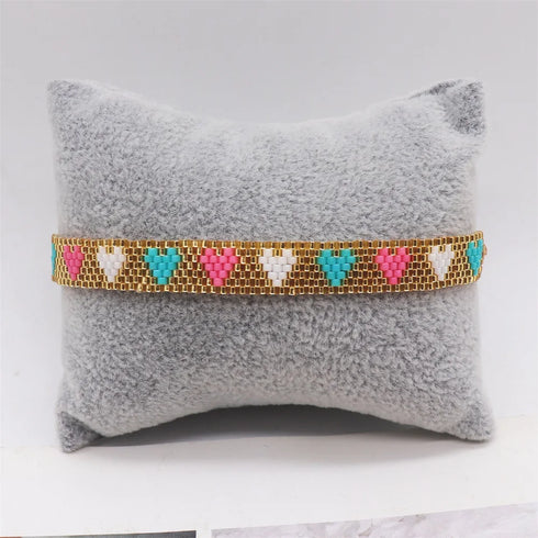 ZHONGVI Miyuki Heart Adjustable Bracelet