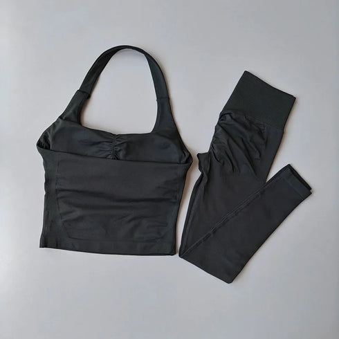 High-Waisted Butt-Lifting Fitness Set