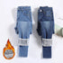 High Waist Thermal Jeans for Women - Warm Plush Denim