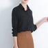 Simple Solid Color Loose Women's Chiffon Shirt Tops 2023 New Long Sleeve Casual Elegance Woman Blouses Lady Office Shirt Clothes