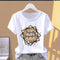 Leopard Print Oversized Women's T-Shirt
