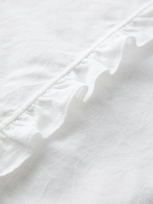 Lace-Up V-Neck Long Sleeve Casual Shirt for Women