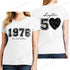 Women's Vintage 1976 O Neck Short Sleeve T-Shirt