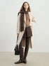 Stylish Women's Petite Wool Overcoat with Suit Lapel
