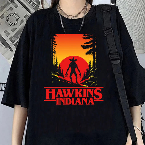 Hawkins Demogorgon Graphic T-Shirt for Women
