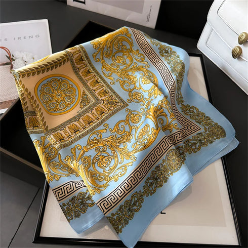 Printed Women's Scarf Pashmina Shawl - 70x70cm