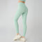 Naked Feeling Yoga Leggings High Waisted Hip Lifting Fitness Ankle Length Breathable Sports Pants for Running and Cycling