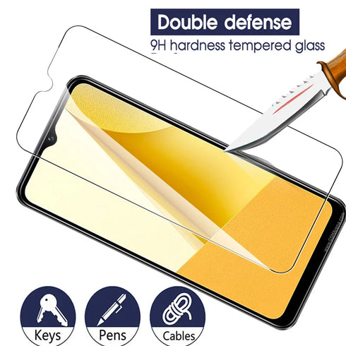 2PCS HD Tempered Glass Screen Protectors for Xiaomi Redmi 13C
