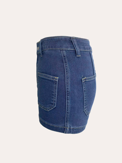 High Waist Denim Shorts for Women