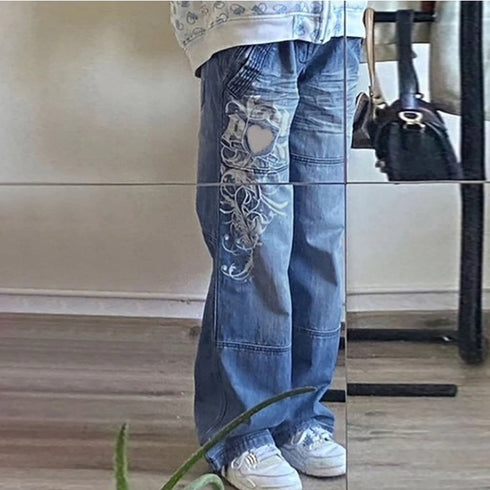 Wide Leg High Waist Jeans for Women