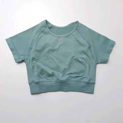 NCLAGEN Impact Tee Short Sleeve Shirt for Women Yoga Gym