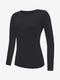 Women's Solid Colour Crew Neck Long Sleeve T-Shirt