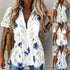Floral Printed Button-Down Shirt for Women