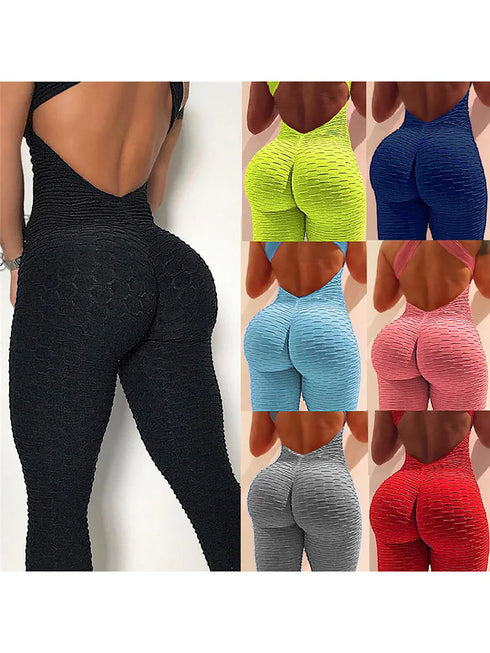 Women's Backless Quick Dry Sports Bodysuit