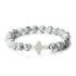 Jesus Cross Natural Stone Bracelet for Men