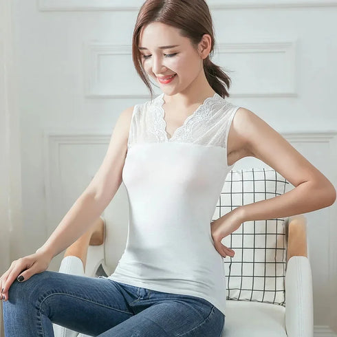 Elegant Hollow Out Lace Blouse for Women