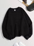 Women's Loose Fleece Pullover Sweatshirt