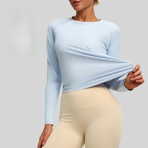 Women's Long Sleeve Breathable Sports Top