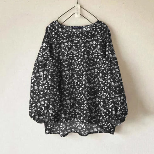 Floral Long Sleeve Blouse for Women