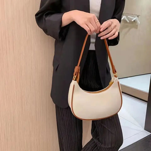 Chic Half-Moon Shoulder Bag