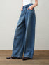 Premium Women's Straight Leg Jeans - Blue