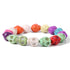 Hot Selling Sea Turtles Beads Bracelet Turquoise Skull Stretch Jewelry