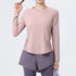 PHIGEER Women's Loose Fit Quick Dry Long Sleeve Top