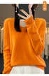 100% Merino Wool V-Neck Pullover Sweater for Women