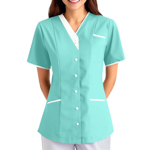 Women's Quick-Drying V-Neck Short-Sleeved Shirt