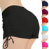High Waist Adjustable Swim Shorts for Women
