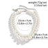 Multilayer White Imitation-Pearl Choker Necklace