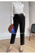 Elegant Satin Silk Blouse with Turn Down Collar