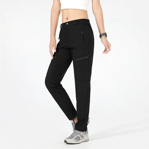 EUMERGX Women's Quick-Dry Cargo Hiking Pants