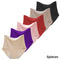 6-Piece High-Waisted Ice Silk Women's Briefs