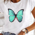 Love Heart Print Women's Casual T-Shirt