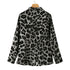 ZANZEA Leopard Print Lightweight Blazer for Women